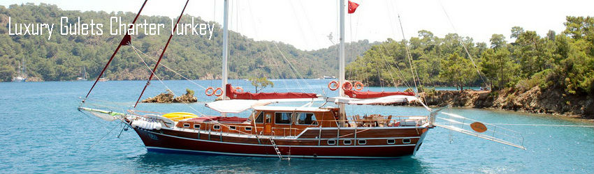 gulet in cove